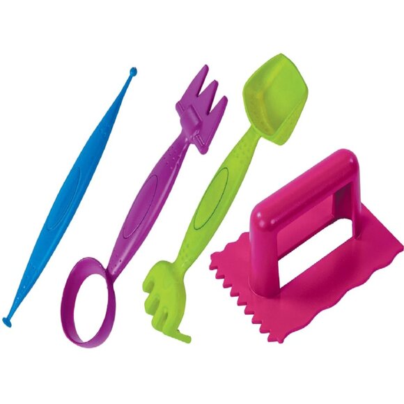 Kinetic Sand Accessory 4 Tools New Sealed - Picture 3 of 11